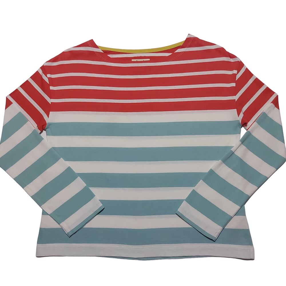 Johnnie B long-sleeved striped Breton boat neck tee